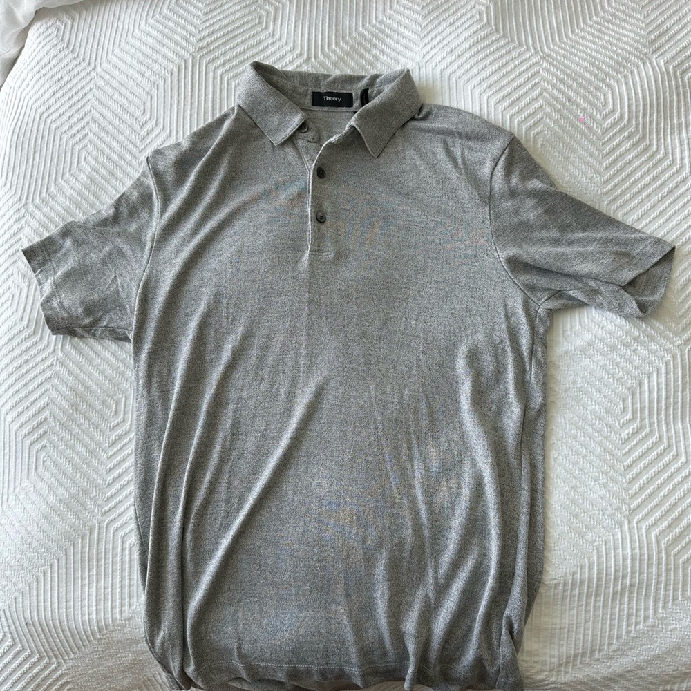 Theory Gray Polo Shirt for Men